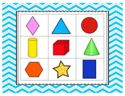 FREE! 2D/3D Shape Bingo