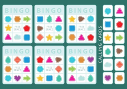 Shapes Bingo Cards - Download Free Vectors, Clipart Graphics ...