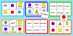 2D Shape Bingo Pack