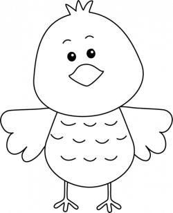 black and white clip art free birds | Cute Black and White Bird Clip ...
