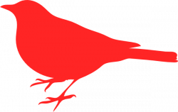 Red Love Bird Clip Art at Clker.com - vector clip art online ...