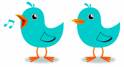 Red birds singing clipart - Clipartix