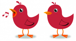 Bird singing clipart black and white - Clip Art Library