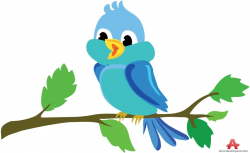 Bird sitting on a tree clipart 7 » Clipart Portal