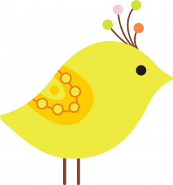 Yellow bird clip art free - Clipartix