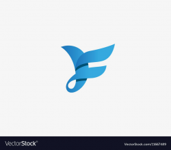 Abstract bird logo design Creative color sign