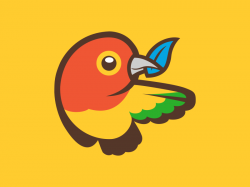 Bower.io Colorful Bird Logo Sketch freebie - Download free ...