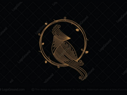 Elegant Bird Logo for sale by Mk4gfx on Dribbble