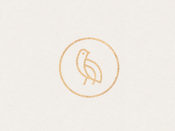 Quail bird logo mark by altermade on Dribbble