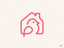 Real Estate Robin Logo | Real estate logo design, Robin logo ...