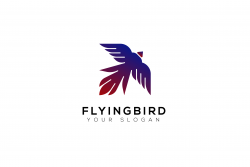 Flying Bird Logo - Vsual