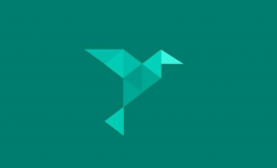 Geometric Bird | Logo | Geometric bird, Bird logos, Logos