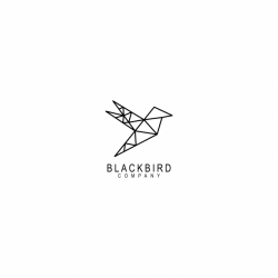 Bird Logo Geometric Line Outline Monoline Illustration ...