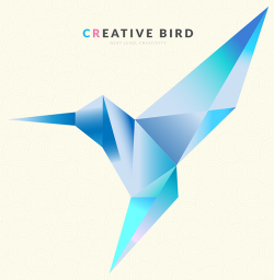 Geometric Logo / Creative Bird on Student Show