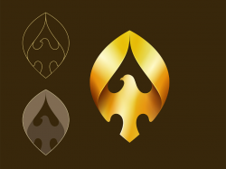 Gold Bird Logo by Yoga Perdana on Dribbble