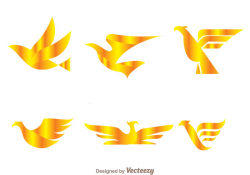 Vector Golden Bird Logos 148617 - WeLoveSoLo