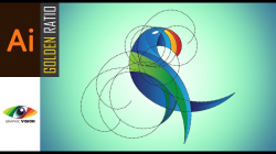 Adobe Illustrator Golden Ratio Logo Design Bird