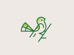 Bird Logo with Golden Ratio by DAINOGO on Dribbble