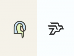 Logo Bird - minimal by monome on Dribbble