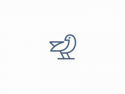 bird minimal - Fun | Bird logos, Logos design, Logo branding