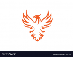 Creative phoenix bird logo