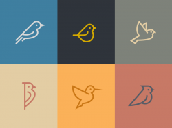 Birds | Bird logos, Logo design inspiration, Logos design