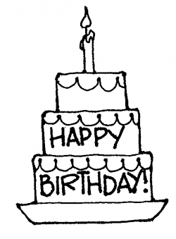 Cake black and white black and white cake clipart clipartfest ...