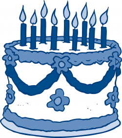 Blue birthday cake clip art birthdaycake clipart - ClipartPost