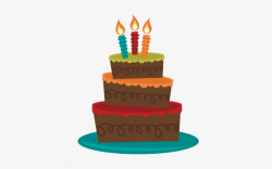 Vector Library Tiered Birthday Svg - Birthday Cake Clipart No ...