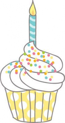 birthday cake clip art 14 | Deb\'s BIRTHDAY | Cupcake clipart ...