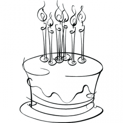 Free Birthday Cake Drawing, Download Free Clip Art, Free Clip Art on ...