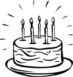 Free Birthday Cake Drawing, Download Free Clip Art, Free Clip Art on ...