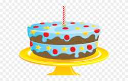 Dessert Clipart Transparent Background - Birthday Cake No Background ...