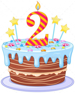 Birthday Cake | Food Vectors Creative | Birthday cake illustration ...