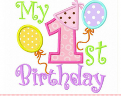 Free First Birthday Cliparts, Download Free Clip Art, Free Clip Art ...