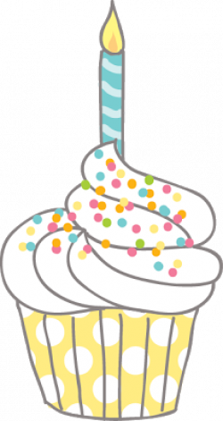 Free Cupcake Clip Art (Delightful Distractions) | clip art | Cupcake ...