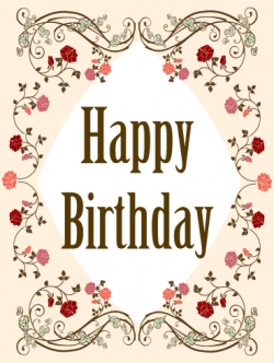 Elegant happy birthday clipart » Clipart Portal