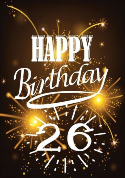 Happy Birthday 26: Birthday Gifts For Men, Birthday Journal ...
