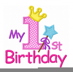 Free 1st Birthday Clipart