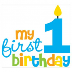 1st Birthday Clipart Boy