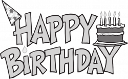 Free Birthday Cliparts Black, Download Free Clip Art, Free ...