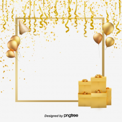 Luxurious Golden Birthday Party Decorative Ribbon Gold Powder ...