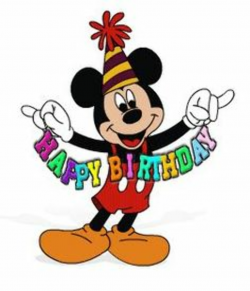 Mickey Mouse Birthday Clipart | Clipart Panda - Free Clipart Images