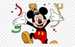 Gift Clipart Mickey Mouse - Mickey Mouse Birthday - Png Download ...