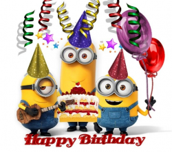 Minion happy birthday clipart clipartxtras - ClipartPost