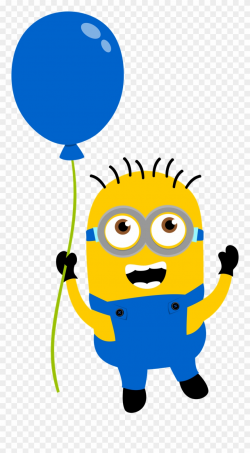 Png Library Stock Minions Birthday Clipart - Minions With Balloons ...