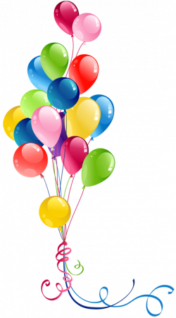 Transparent Bunch Balloons Clipart | Pretty Things | Happy birthday ...