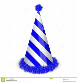 Blue Birthday Hat Clipart