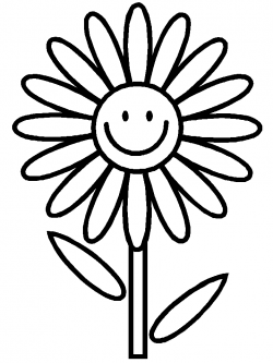 Free Black And White Cartoon Flowers, Download Free Clip Art ...