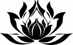 Lotus Flower Black And White - ClipArt Best | Black lotus ...